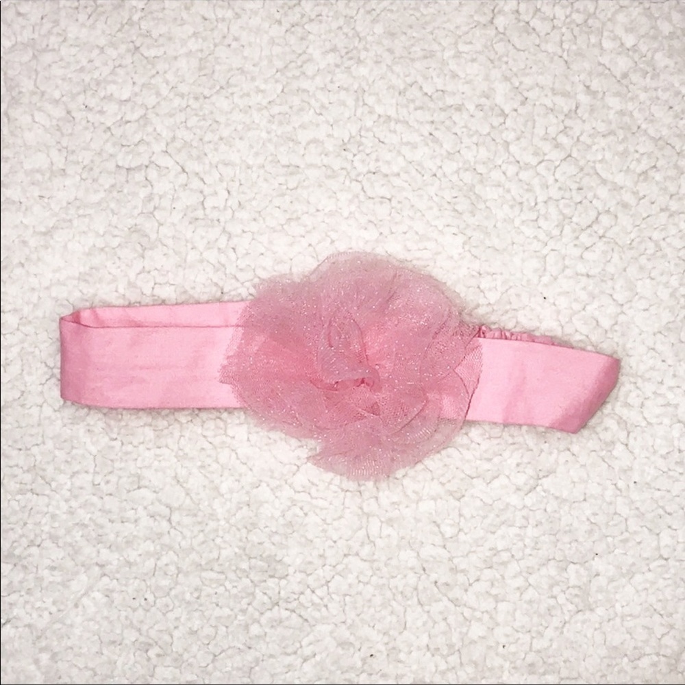 Girls Gymboree Pink Flower Headband
